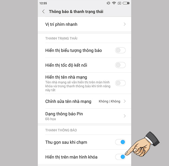 Kích hoạt tính năng